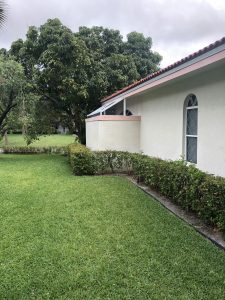 House Siding after pressure cleaning in Boynton Beach