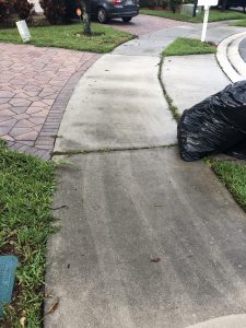 Sidewalk after pressure Cleaning services in Deerfield Beach