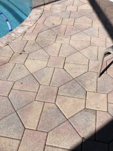 Pool Deck After Pressure Cleaning In Delray Beach