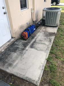 Home walkway before pressure Cleaning services in Lake Worth 
