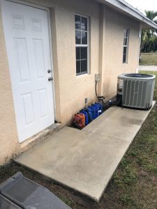 Home walkway after pressure Cleaning services in Lake Worth 